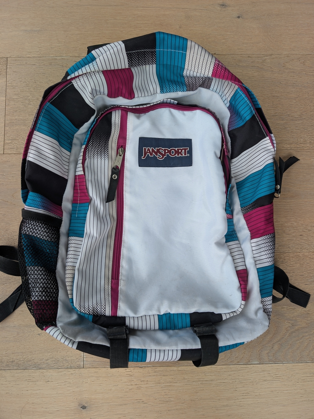 Jansport Striped Geometric Backpack